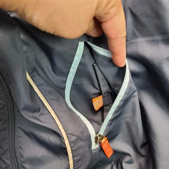 Nike 1/2 Zip Pullover Windbreaker Clima-Fit Jacket Womens LARGE Blue Golf Vented - Picture 12 of 15